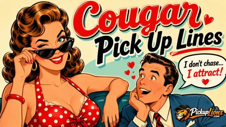 Cougar Pick Up Lines