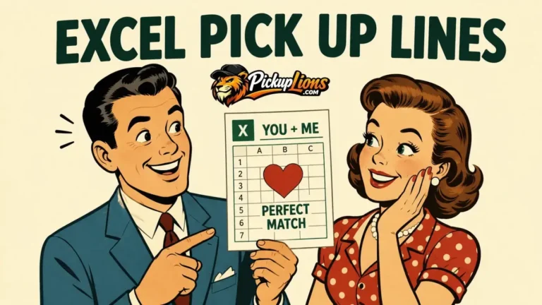 Excel Pick Up Lines