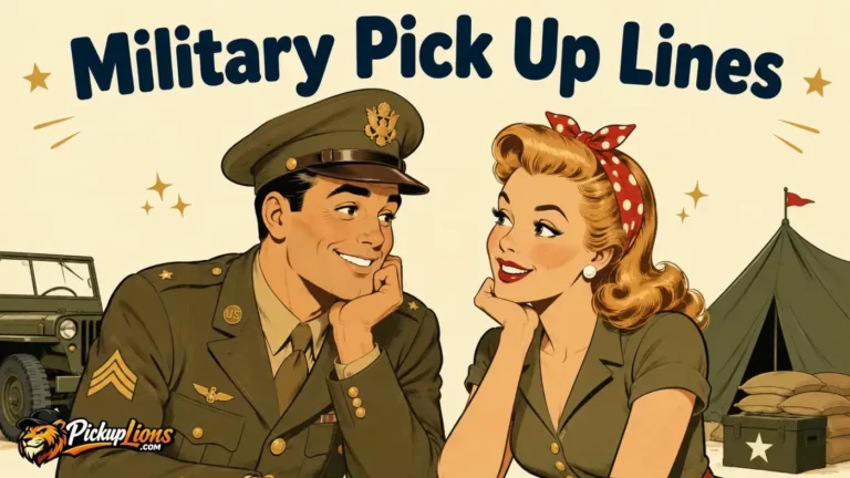 Military Pick Up Lines