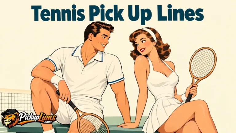 Tennis Pick Up Lines