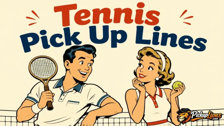 Tennis Pick Up Lines