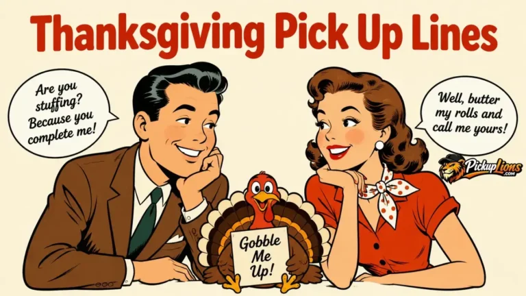 Thanksgiving Pick Up Lines