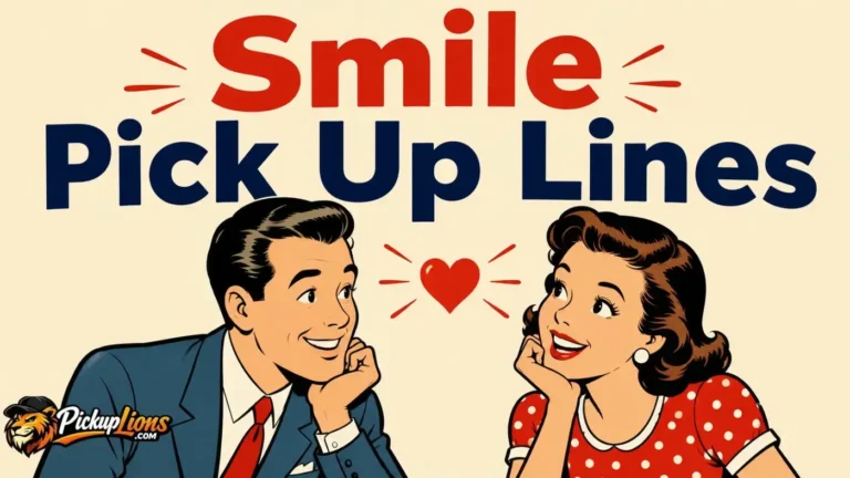 smile pick up lines