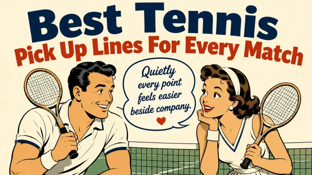 Best Tennis Pick Up Lines For Every Match