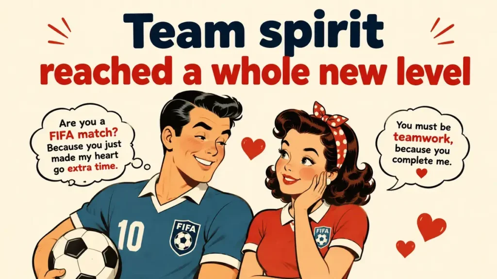 Cute Fifa Pick Up Lines For Sweet Moments