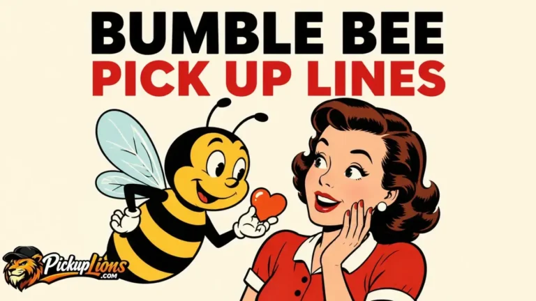 Bumble Bee pick up lines