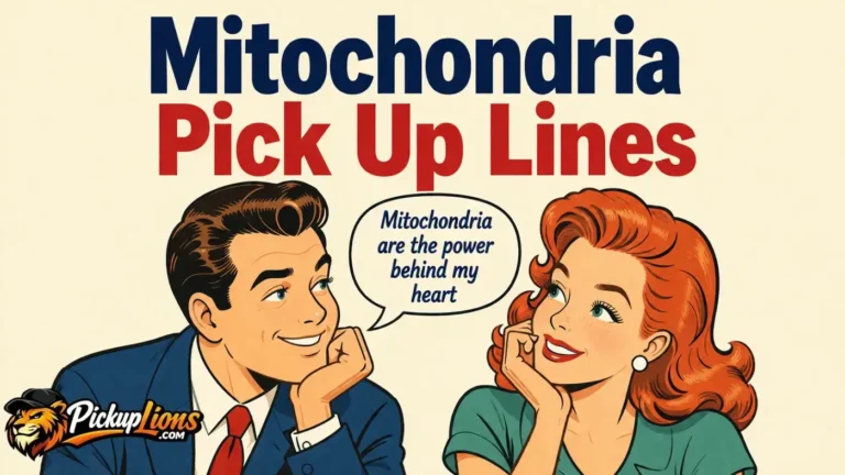 Mitochondria Pick Up Lines