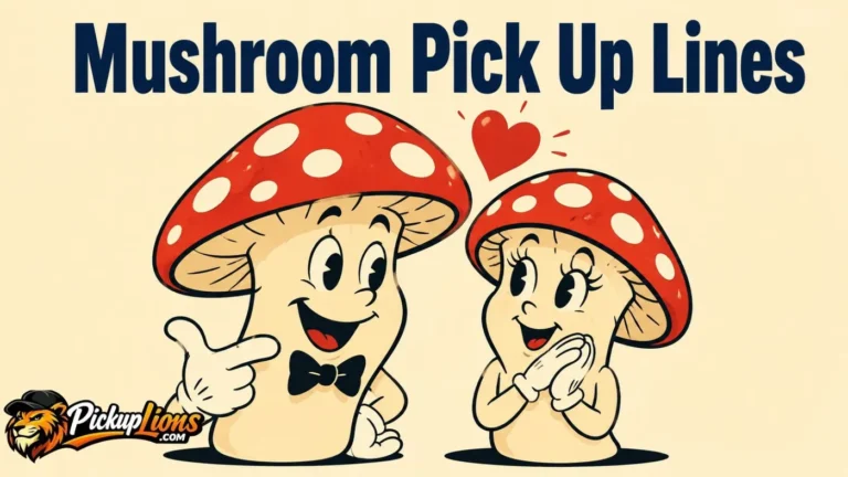 Mushroom Pick Up Lines