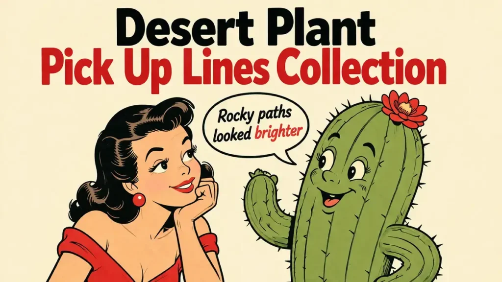 Desert Plant Pick Up Lines Collection