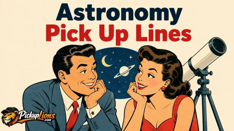 Astronomy Pick Up Lines
