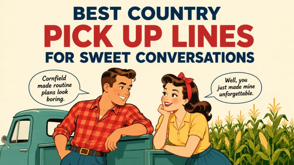 Best Country Pick Up Lines For Sweet Conversations