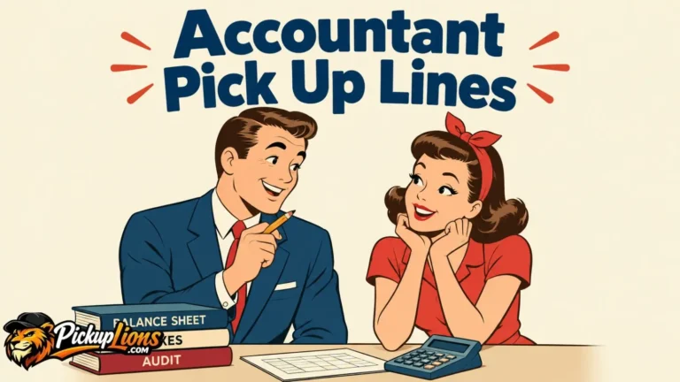 Accountant Pick Up Lines