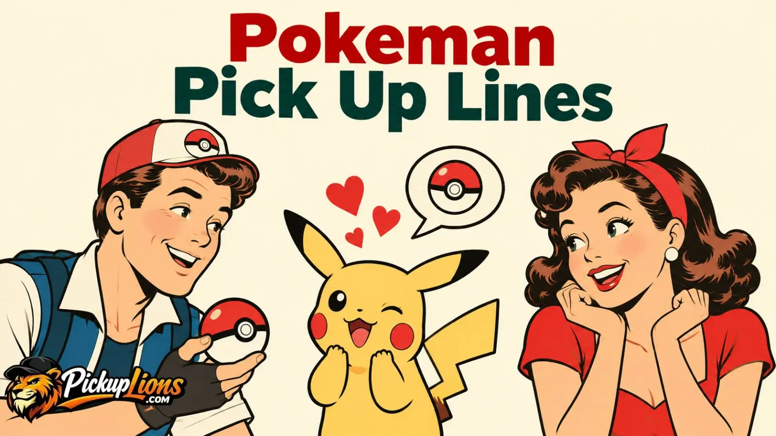 Pokeman Pick Up Lines