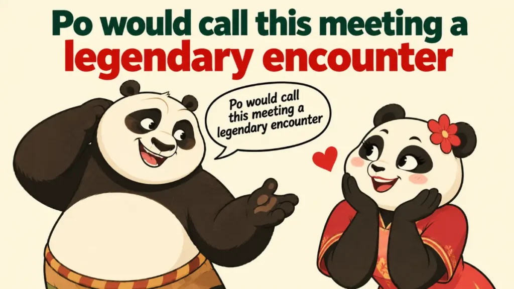 Kung Fu Panda Pick Up Lines For Fans