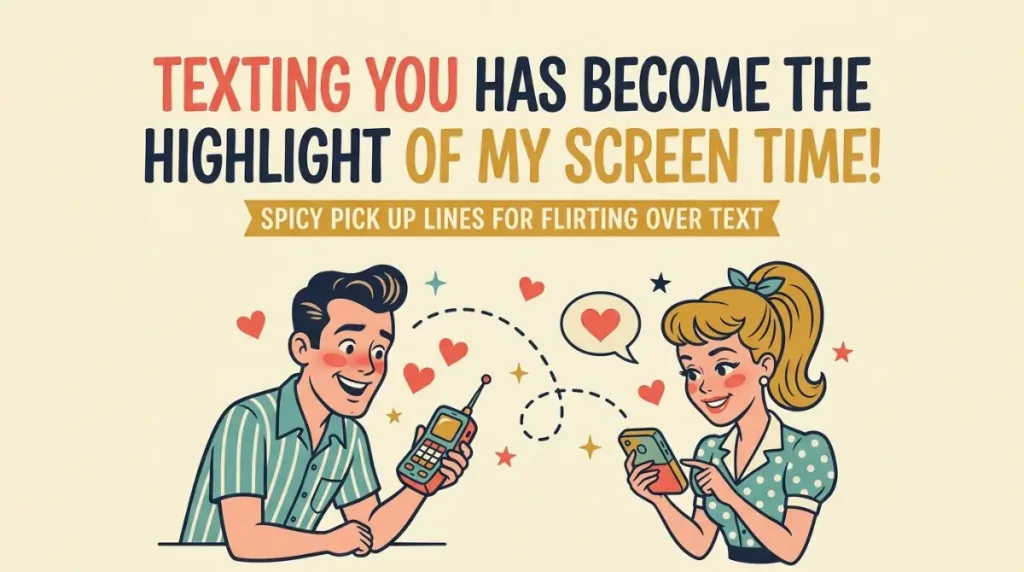Spicy Pick Up Lines For Flirting Over Text